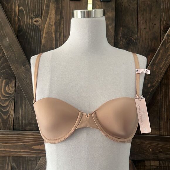 Victorias Secret BARE Illusions Lightly Lined Smooth Strapless Bra - Picture 4 of 13